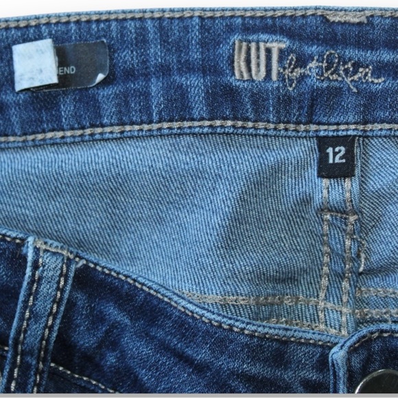 Kut from the Kloth straight leg jeans size 12 - Picture 2 of 8